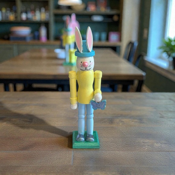 Colorful Wooden Bunny nutcracker. - you choose - Picture 5 of 5